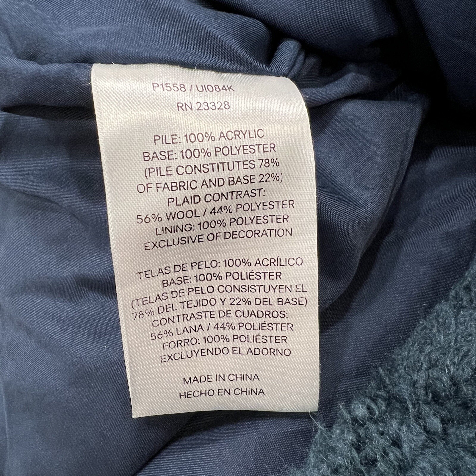 Pendleton Teddy Full Zip Up Blue Jacket Women’s S… - image 6