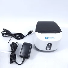 (No Disc) iSH58 White Black Bluetooth Classic 58mm Thermal Receipt POS Printer