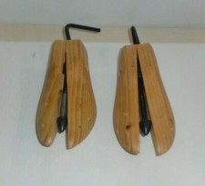 Ladies Women Wooden Adjustable 2-Way Shoe Stretcher Shaper Tree US Sz 8b-11a