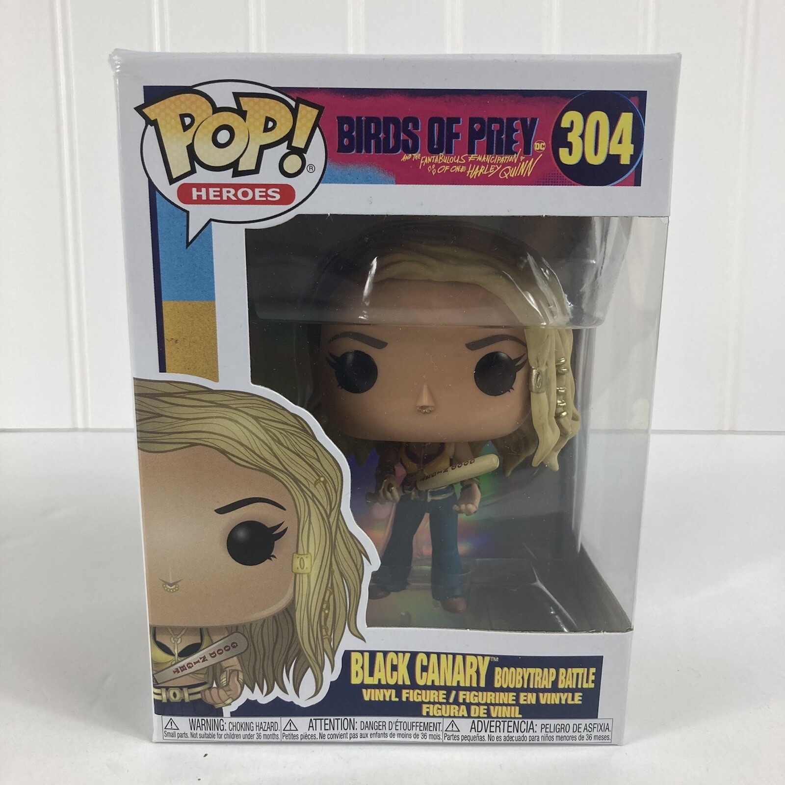 Funko Pop! Heroes: Birds Of Prey Black Canary 304 Boobytrap Battle Nib