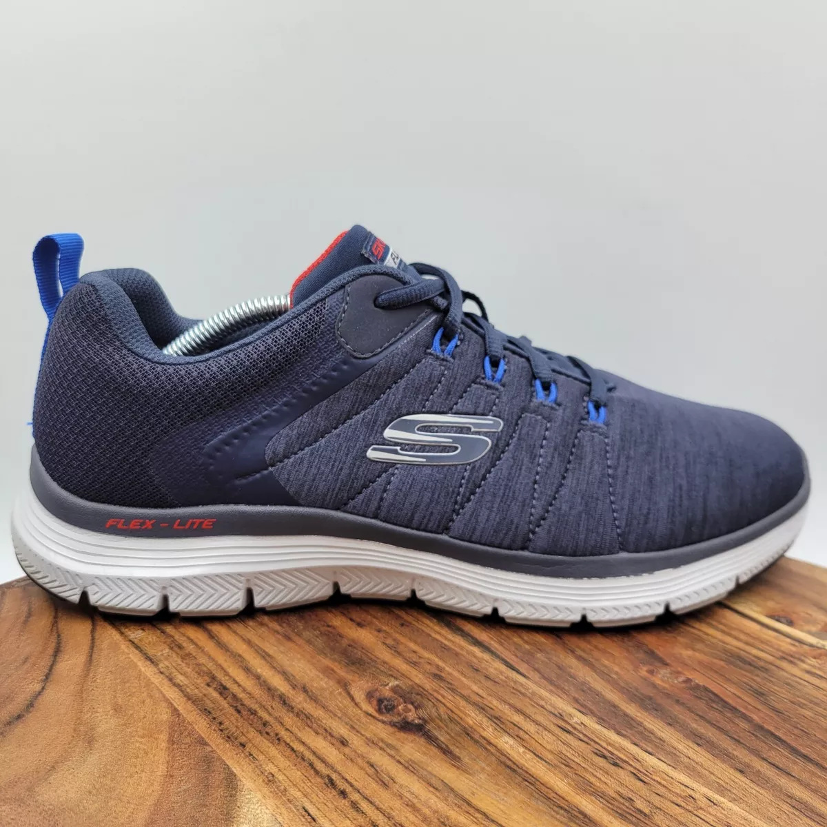 Verslaving frequentie bout Skechers Flex Advantage 4.0 Shoes Men&#039;s 10.5 Blue Gray Athletic  Running Sneakers | eBay