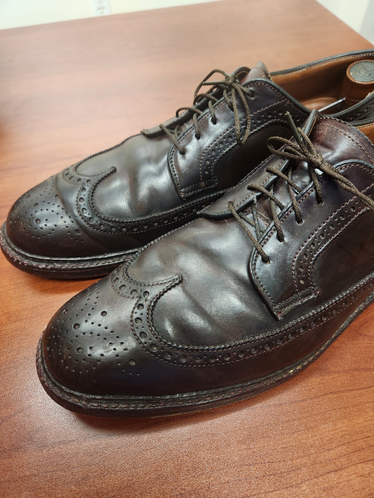 Used Alden x Sherman Brothers Longwing Bluchers brown… Gem