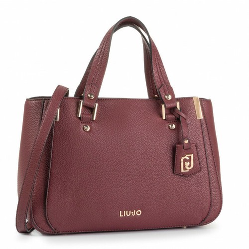 Borsa bordeaux in pelle con tracolla - BallereTTe