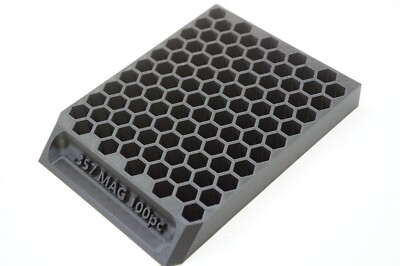 Bullet tray Reloading Block .357 Magnum Dillon Hornady RCBS 3D Frankford 100rd