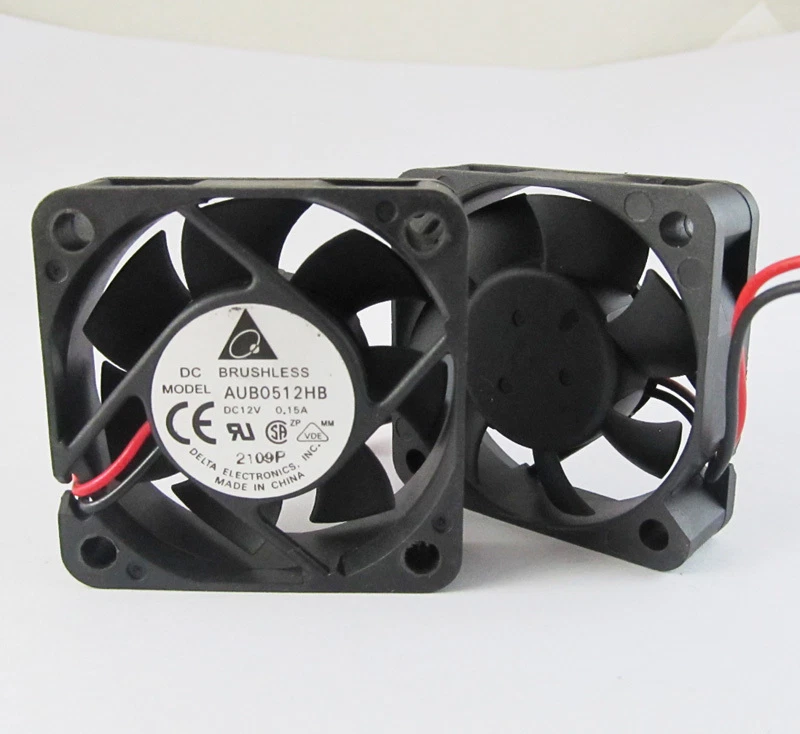 Delta AUB0512HB 50x50x15mm 5015 DC 12V 0.15A Brushless Fan 2pin 2510 Connector - Image 4 of 4