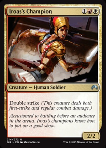 Iroas's Champion - Magic Origins #214/272 MTG Magic The Gathering - Picture 1 of 1