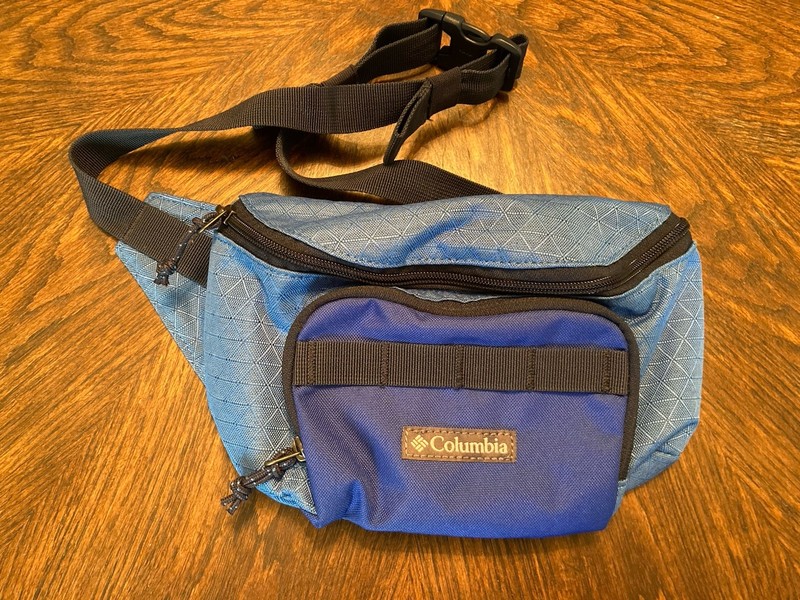 Columbia Bell Creek Navy Blue Waist Pack Men Women Unisex Fanny Bag