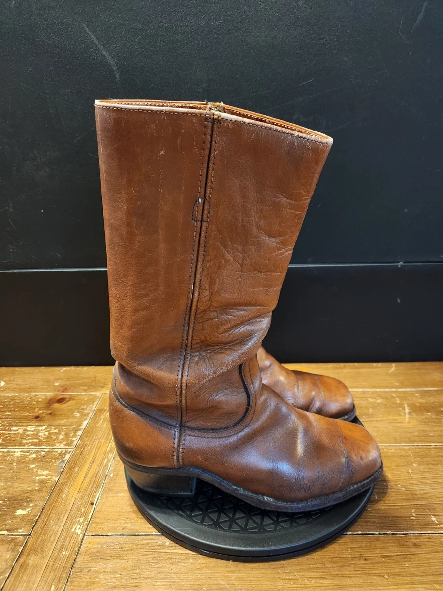 Men’s Vintage Frye 2309 Made in USA Western Cowboy Boots Distressed Size 10 Vintage Frye Cowboy Boots – Men main image 3