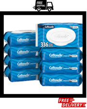 Fresh Feel Flushable Wet Wipes, Adult Wet Wipes, 8 Flip-Top Packs, 42 Wipes per