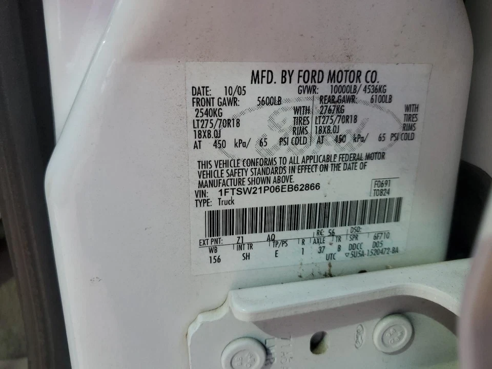 Paquete de consola King Ranch para camioneta Ford F250SD 06-07 2440622 Foto 4 de 4