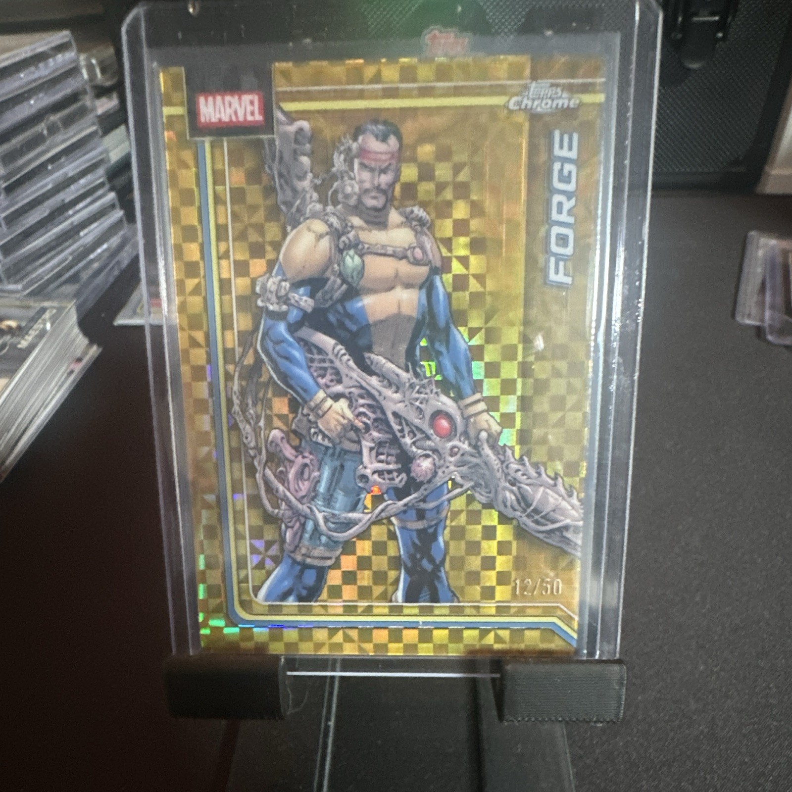 Topps 2026 Topps Chrome Marvel Forge #037 Serial Numbered 12/50 Trading Card
