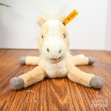 Steiff 074349 Gola Dangling Horse Blond New With Tags Soft Cuddly Friends Plush