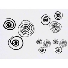 4 x 'Spiral Pattern' Temporary Tattoos / Transfers TO00008186 