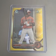 2022 Bowman Chrome 1st Darell Hernaiz Yellow /75 #BCP-27
