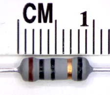 3 pcs 10 Ohms ±5% 0.5W, 1/2W Resistor Axial Flame Proof, Safety Carbon Film