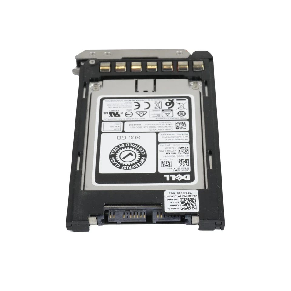 Dell WCK0G 800GB 1.8" uSATA 6G Solid State Drive SSD Toshiba HK4E THNSF8800CAME - Image 3 of 4