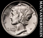 1944 Mercury Dime- Silver- Choice Gem Brilliant Uncirculated++++ Luster #J9113