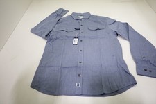 Johnnie-O Golf Alpond SMS Button Down Mens Size Medium Chambray New INV12987597