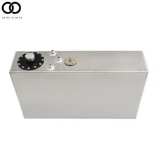 Slim Aluminum Race/Drift Fuel Cell Gas Tank + Level Sender Silver 64L 17 Gallon