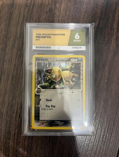 2006 Meowth Holon Phantoms 71 Delta Species Ace 6