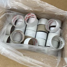 Lot of 52 Empty Cardboard 2" Packing Tape Rolls Art Craft Project Supplies