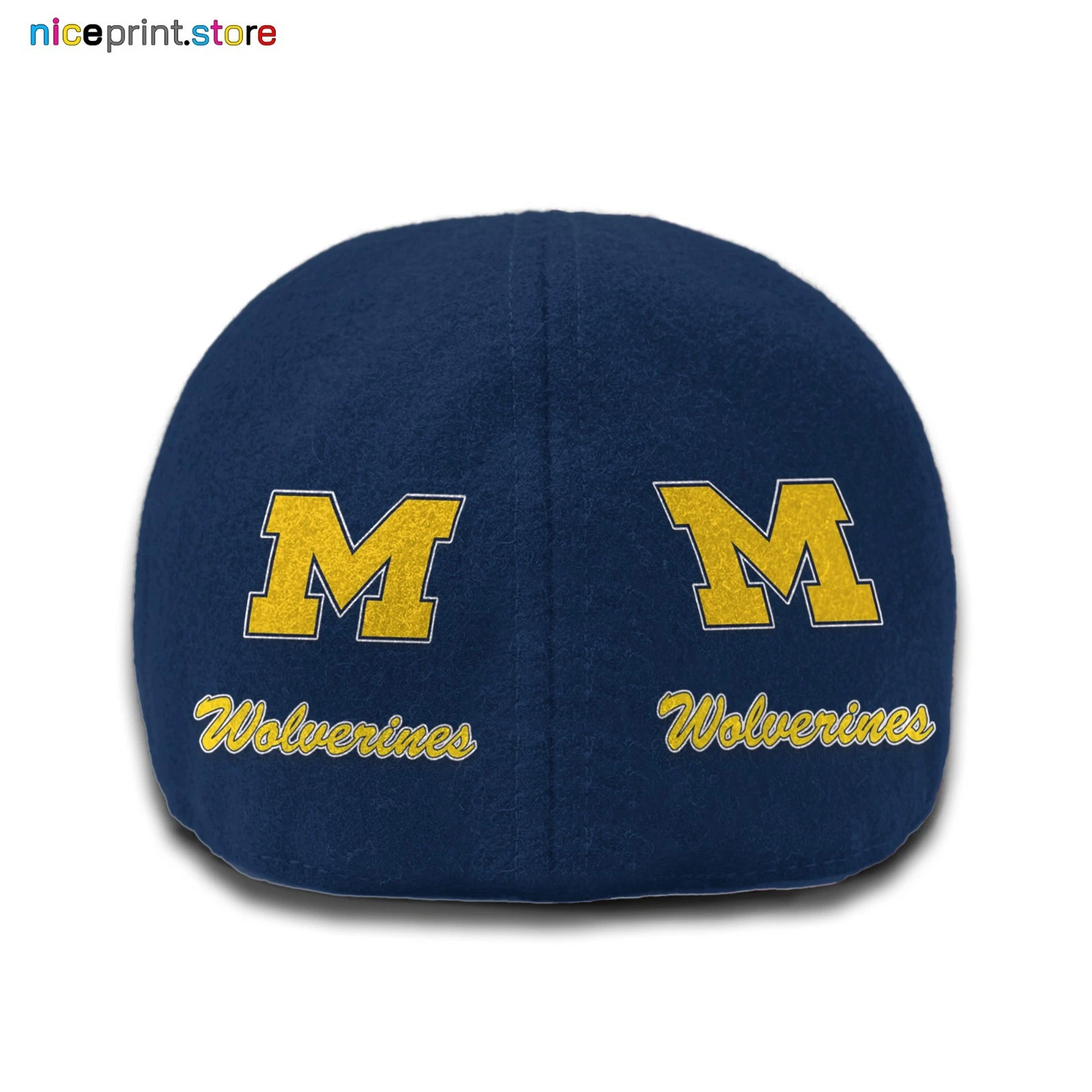 Michigan Team Wolverines Ivy Cap 6pannel Hat NCAA Golf Cap NCAA Flat Cap Driver