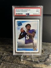 2018 Panini - Donruss - Lamar Jackson #317 - Rookie Card - PSA 9. rookie card picture