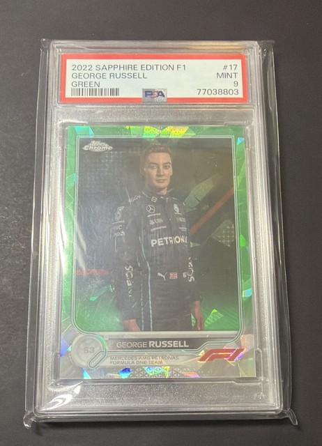 2022 Topps Chrome Sapphire Edition Formula 1 - F1 Racers George Russell 13/75