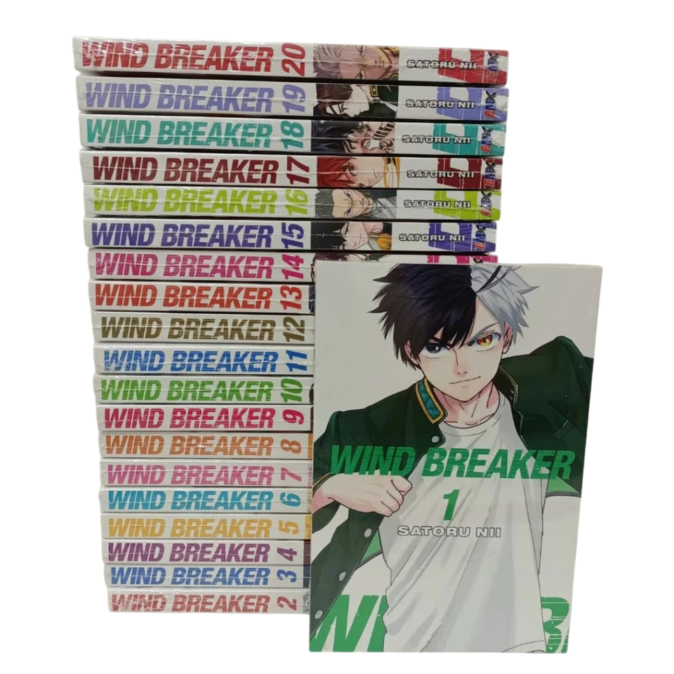 Wind Breaker Manga Complete Set Volume 1-20 English Version Comic