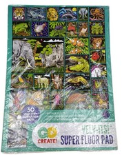 30 Velv-its Super Floor Pads Coloring Velvet Posters 22  x 16  Jumbo Animals