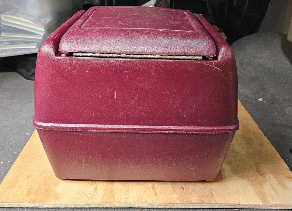 1981-1993 Dodge Truck Ramcharger 4x4 Center Console  D150 pickup Red D150 W150 Foto 3 de 4