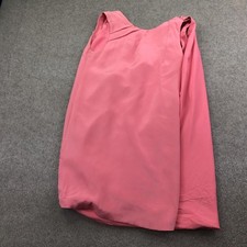 Gucci Dress Womens 38 Pink Silk Sleeveless Scoop Neck Sheath Italy Knee Length