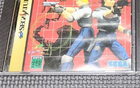 Sega Saturn Software Virtua Cop 1 & 2 Set of 2 With Manual Used 1996 Japan