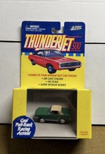 Johnny Lightning Thunderjet 500 Ford Mustang Convertible HO Pull-Back Slot Car