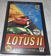 Vintage Lotus II R.E.C.S. Sega Genesis Game CIB E EA NTSC-U/C 1993 Car Racing