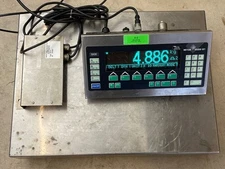 METTLER TOLEDO MODEL 2097 SCALE PLATFORM & ID7 WEIGHING TERMINAL 0.05-400LBS RAN