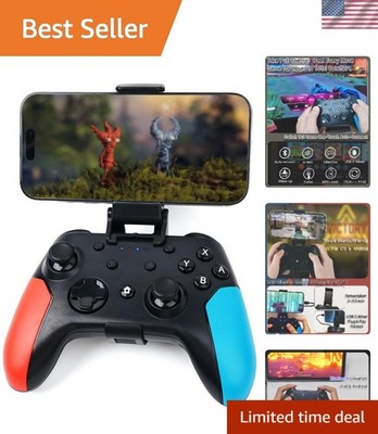 Pro-Grade Bluetooth & Wired Game Controller Compatible with Switch, PC & Mobile