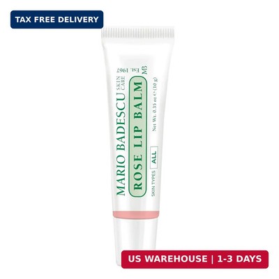 Mario Badescu Moisturizing Lip Balm for Dry Cracked Lips, Infused with Coconut O