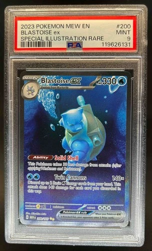 2023 Pokemon SV 151 Blastoise ex #200/165 PSA 9
