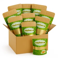Lot of 10 Thai Herbal Tea Packs – Natural Tea for Drinking 250 Teabags