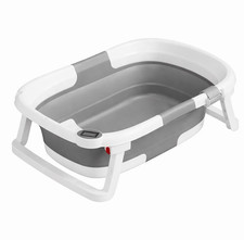 Baby Bath Tub Collapsible Portable with Foldable Legs Baby Baths