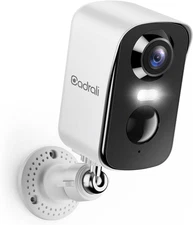 2K Security Cameras Wireless Outdoor - 5200Mah Battery Powered, AI Motion Detect