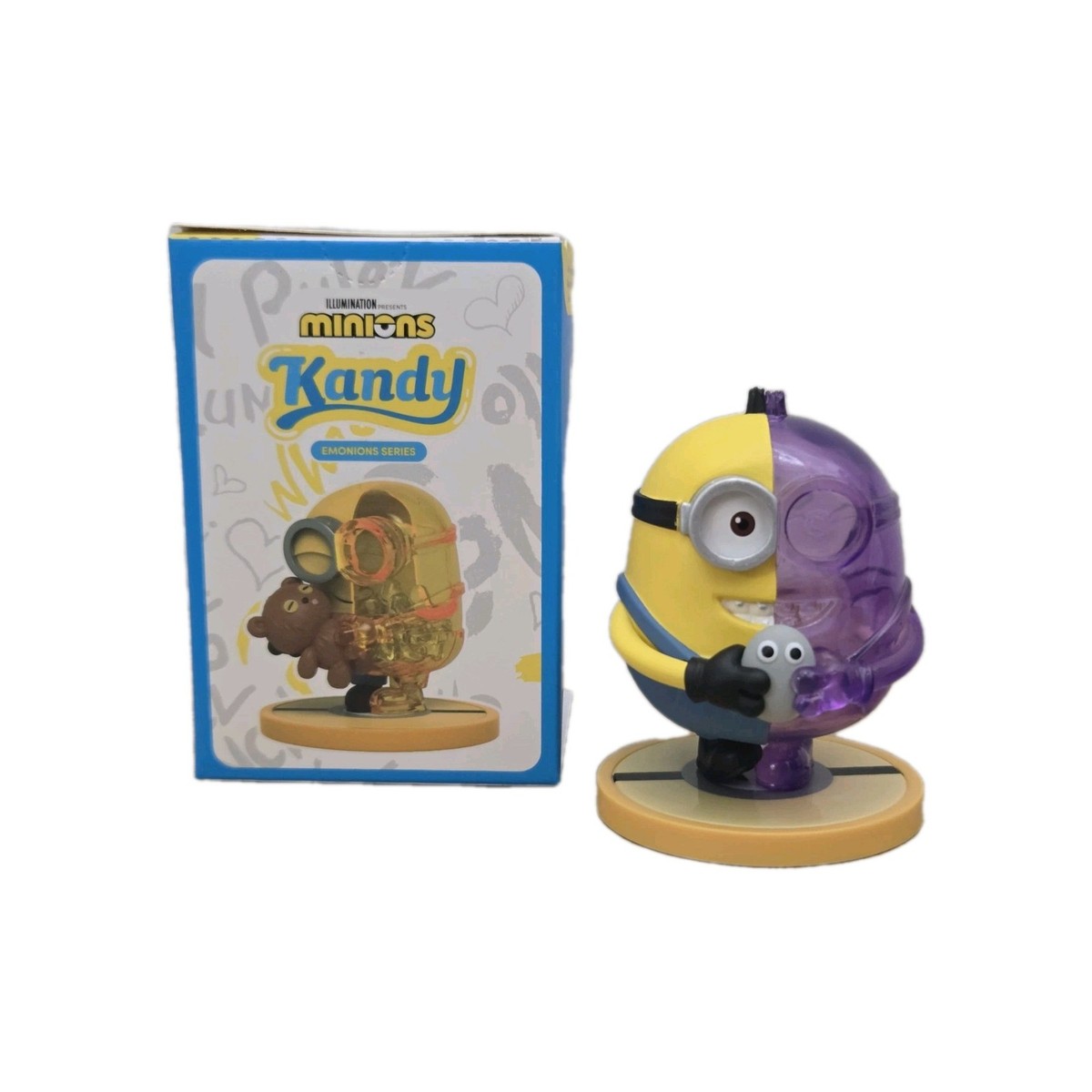 Mighty Jaxx Minions Kandy Emonions Series EXITED OTTO & PET ROCK