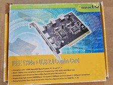 New PCI USB 2.0 2 1 Header and 1394a 2 1 Combo Card VIA Chipset with Ulead Bus