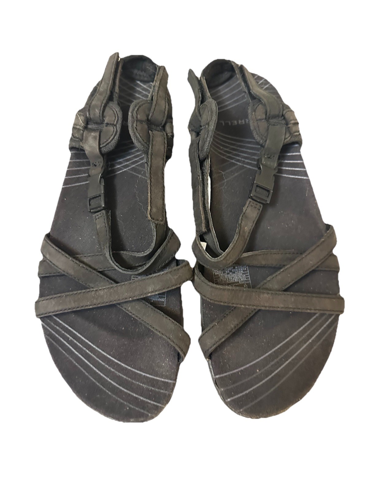 Merrell Aster sandalo sportivo in pelle donna taglia 7 nero usatozioni