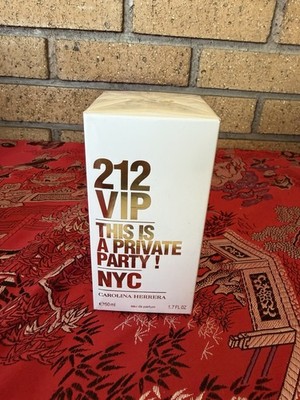 212 VIP This Is A Private Party! NYC by Carolina Herrera 1.7 oz EDP unbx