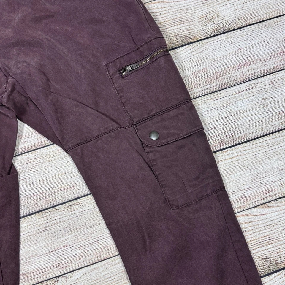 Banana Republic Factory Brown Cargo Jogger Pants Elastic Waist Women's XS Petite - Image 3 of 4