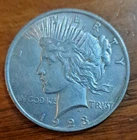 1923 Peace Silver Dollar $1 Silver 0.9 Fine Philadelphia No Mint Mark KM#150