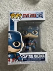 Funko Pop! Captain America Civil War #125 Marvel Vinyl Bobblehead with Protector