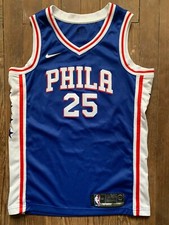 Ben Simmons Philadelphia 76ers Men's 40 Small S Nike Swingman NBA Jersey Blue